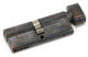 5 Pin Anti Snap Euro Profile Cylinder - Key / Turn - Dark Bronze (Lacquered)