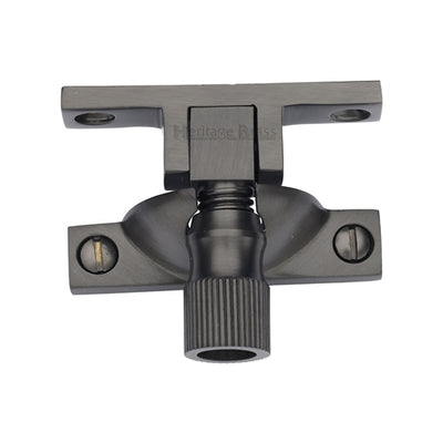 Narrow Pattern Brighton Style Sash Window Fastener - 56mm x 12mm - Matt Bronze (Lacquered)