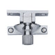 Narrow Pattern Brighton Style Sash Window Fastener - 56mm x 12mm - Satin Chrome