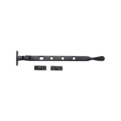 Bulb End Design - Casement Window Stay - Three Sizes Available - Matt Black