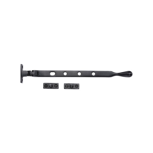 Bulb End Design - Casement Window Stay - Three Sizes Available - Matt Black
