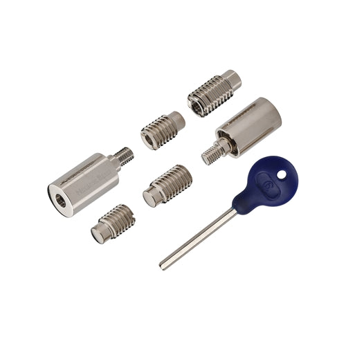 Sash Stops - Sliding Sash Windows Locks - Polished Nickel