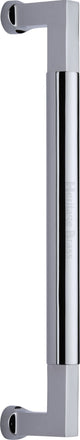 Bauhaus Plain Grip Door Pull Handle - Two Sizes Available - Polished Chrome