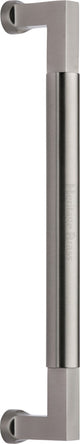 Bauhaus Plain Grip Door Pull Handle - Two Sizes Available - Satin Nickel
