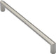 Hex Profile Door Pull Handle - Two Sizes Available - Satin Nickel