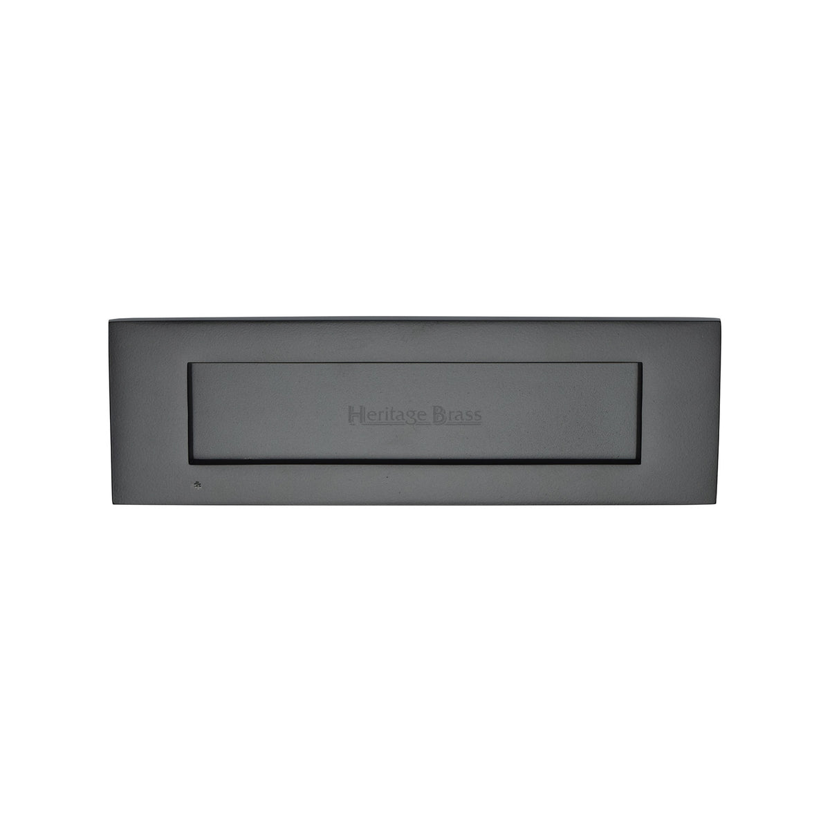 50834.1 - Plain Letter Plate - 254mm x 79mm - Matt Black - Each