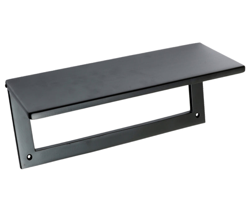 50875.1 - Internal Door Tidy with Draught Excluder 315mm x 115mm (Aperture 245mm x 60mm) - Matt Black - Each