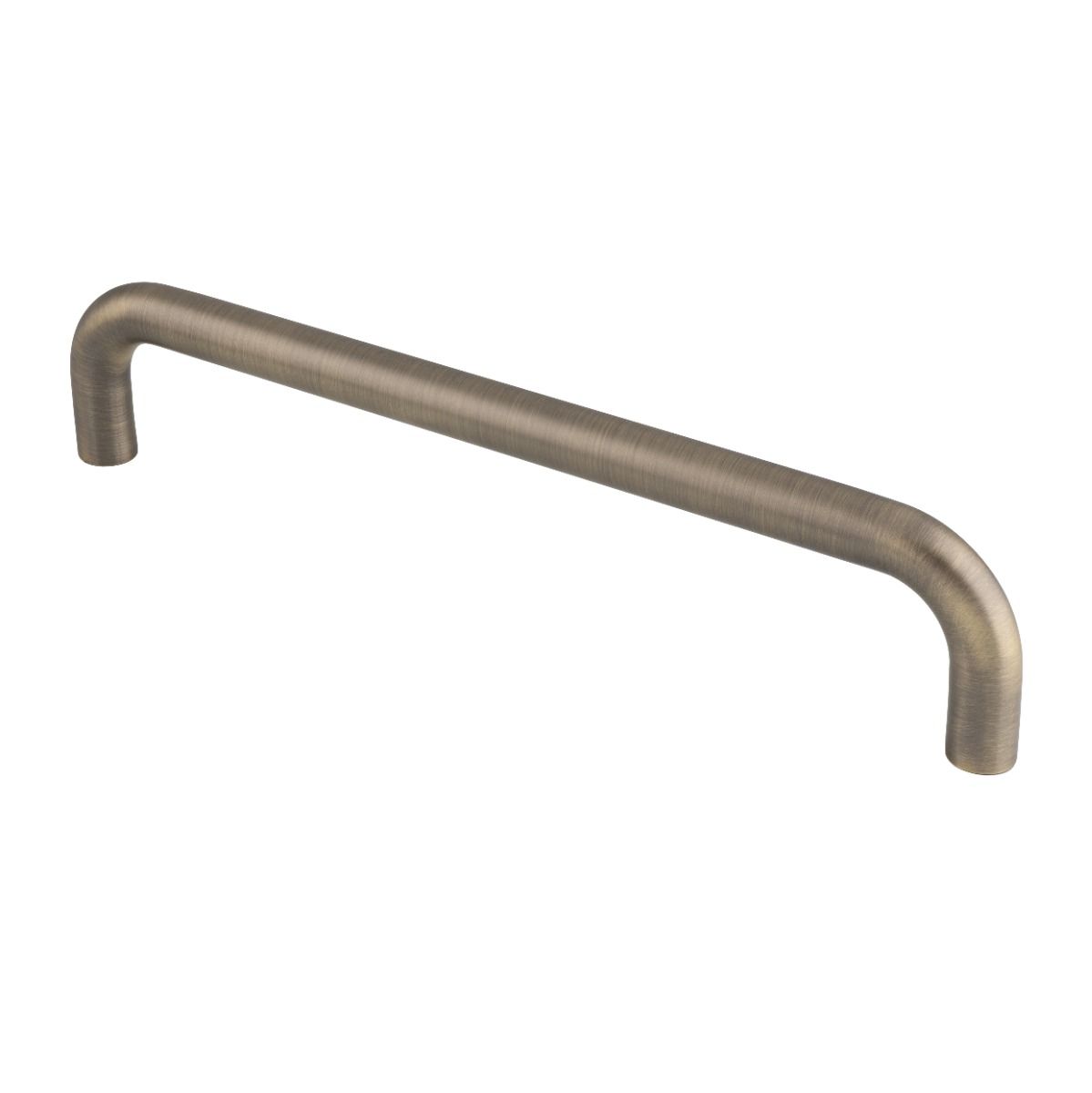 D Shaped Pull Handle - Two Sizes Available - Bolt Through Fixing - Antique Brass