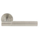 Galaxy Lever Door Handles On Round Rose - Suitable For Use On FD30 / FD60 Fire Doors - Satin Stainless Steel