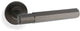 Spitfire Hex Lever Handle On Concealed Fix Low Profile Round Rose - Dark Bronze