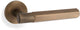Spitfire Hex Lever Handle On Concealed Fix Low Profile Round Rose - Italian Antique Brass