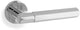 Spitfire Hex Lever Handle On Concealed Fix Low Profile Round Rose - Polished Chrome