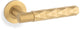 Spitfire Diamond Cut Lever Handle On Concealed Fix Low Profile Round Rose - Satin Brass PVD