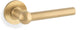 Siskin Lever Handle On Concealed Fix Low Profile Round Rose - Satin Brass PVD