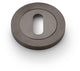Concealed Fix Standard Profile Escutcheon - Low Profile Round Rose - Dark Bronze PVD