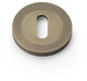 Concealed Fix Standard Profile Escutcheon - Low Profile Round Rose - Italian Antique Brass