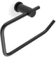 Brunel Diamond Knurled Toilet Roll Holder - Matt Black