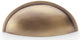 Quieslade Cup Handle - Rear Fix - Antique Brass (Lacquered)