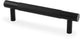 Brunel Knurled T-Bar Cabinet Handle - Available In Six Sizes - Matt Black