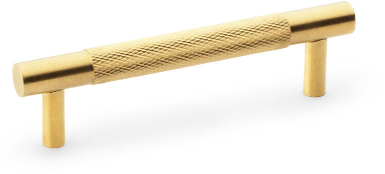 Brunel Knurled T-Bar Cabinet Handle - Available In Six Sizes - Satin Brass PVD