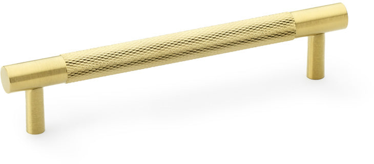 Brunel Knurled T-Bar Cabinet Handle - Available In Six Sizes - Satin Brass PVD