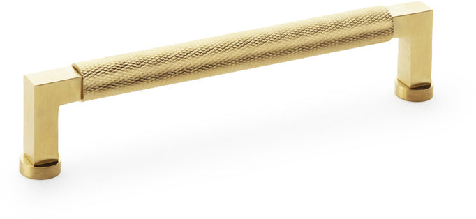 Camille Knurled Cabinet Handle - Satin Brass PVD