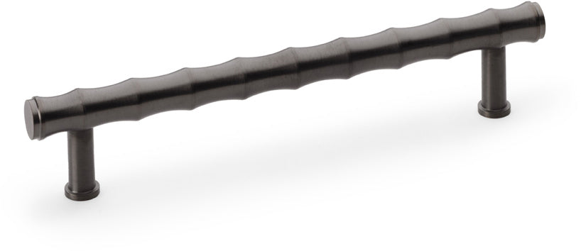 Crispin Bamboo T-bar Cabinet Handle - Available In Three Sizes - Dark Bronze PVD