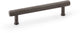 Crispin Reeded T-bar Cabinet Handle - Available In Three Sizes - Dark Bronze PVD