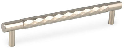 Diamond Cut Cabinet Handle - Polished Nickel PVD
