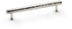 Leila Hammered Cabinet Handle - Polished Nickel