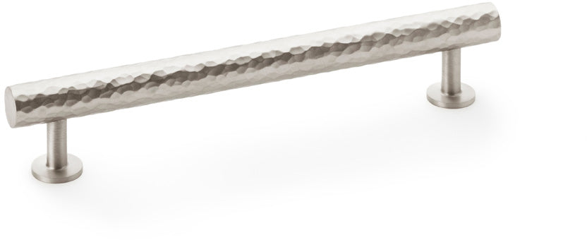 Leila Hammered Cabinet Handle - Satin Nickel