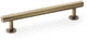Round T-Bar Cabinet Handle - Available In Three Sizes - Antique Brass (Lacquered)