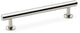 Round T-Bar Cabinet Handle - Available In Three Sizes - Polished Nickel