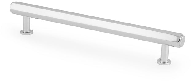 Vesper Hex T-Bar Cabinet Handle - Available In Three Sizes - Polished Chrome