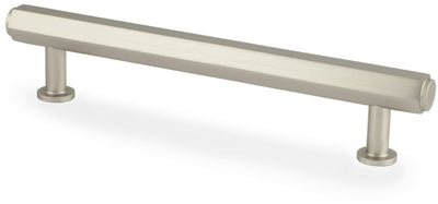 Vesper Hex T-Bar Cabinet Handle - Available In Three Sizes - Satin Nickel