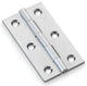 Small Cabinet Hinges - 64mm x 35mm - Satin Chrome - Pair