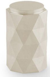 Diamond Cut Cylinder Cupboard Knob - Satin Nickel