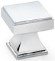 Jesper Square Cupboard Knob - Polished Chrome