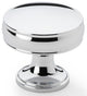 Lynd Cupboard Knob - Available In Two Sizes - Polished Chrome