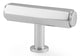 Vesper Hex T-Bar Cupboard Knob - Polished Chrome