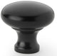 Wade Round Cupboard Knob - Available In Two Sizes - Matt Black