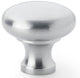 Wade Round Cupboard Knob - Available In Two Sizes - Satin Chrome