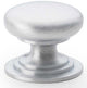 Waltz Round Cupboard Knob - Available In Three Sizes - Satin Chrome
