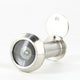 60 Minute Fire Rated Stainless Steel Front Door Spy Hole (35-55mm Thick)