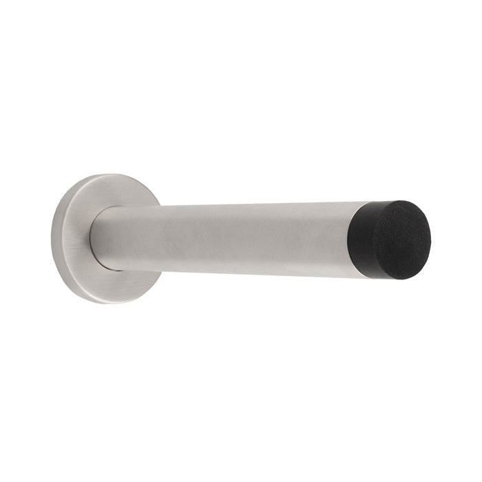 Large Wall Mounted Projection Door Stop 150mm Length Satin Stainless Steel