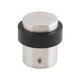 Anti-Tamper Floor Mounted Door Stop With Grub Screw Fixing Satin Stainless Steel