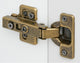 Full Overlay Concealed Kitchen And Wardrobe Hinges Antique Brass Plated