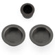 Circular Flush Handle Set For Sliding Pocket Doors PVD Dark Bronze