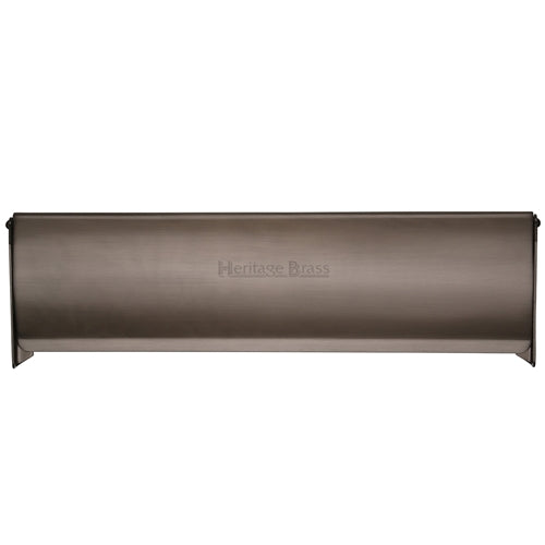 Inter flap letter plate cover matt bronze