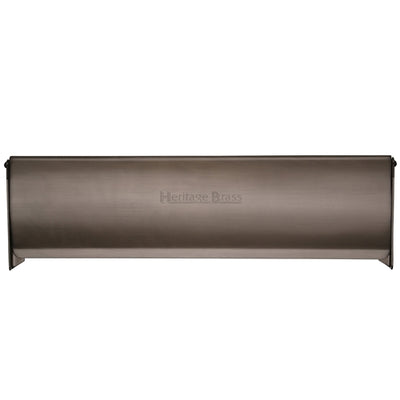 Internal Flap Letter Plate Tidy - Matt Bronze (Lacquered)
